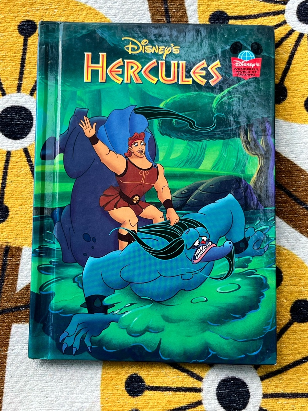 Vintage 1997 Disney Hercules Hardcover Book Wonderful World of Reading